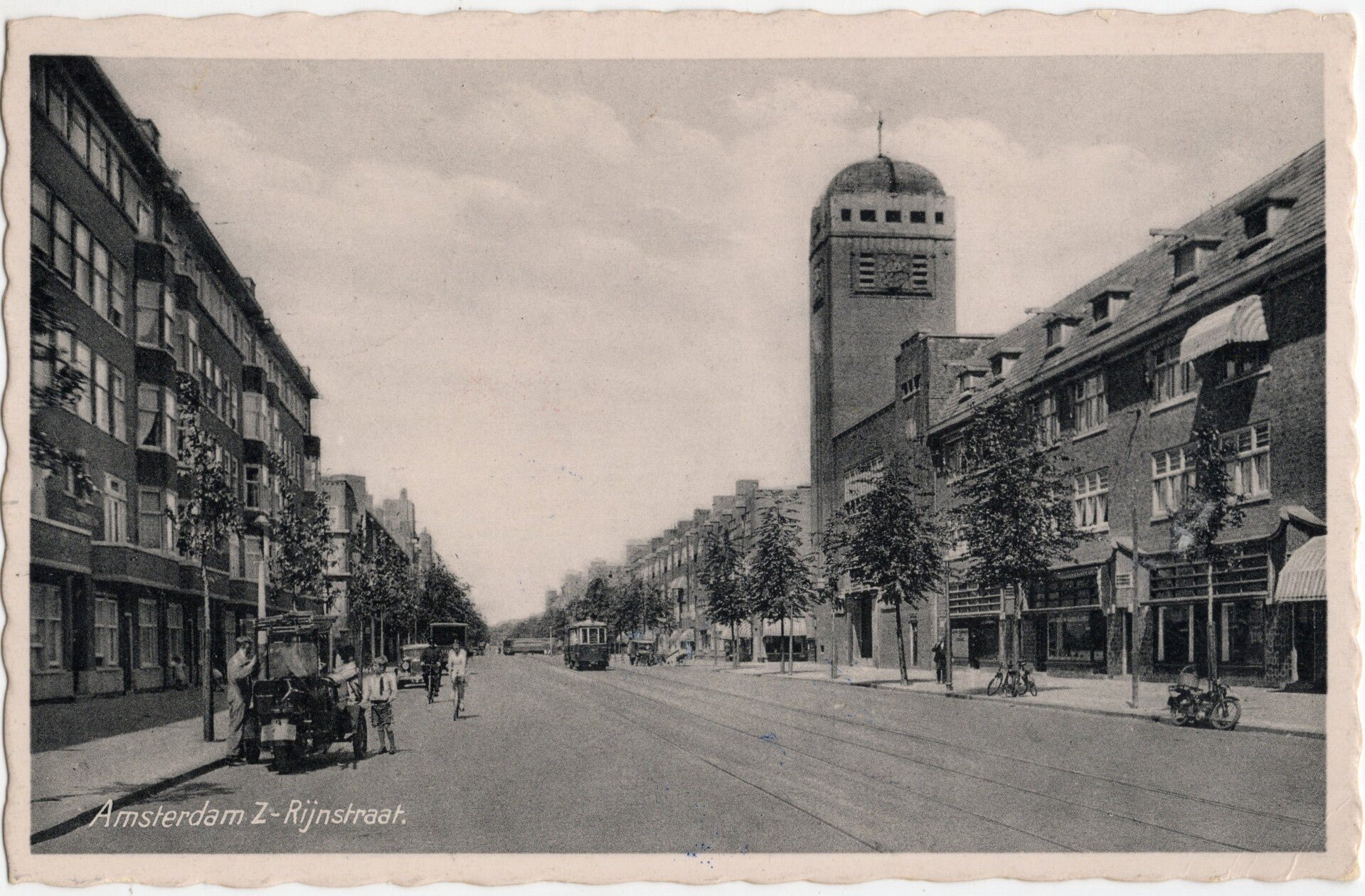 Original Dutch WW2 Postcard - Feldpost Amsterdam, Polizei Batterie (1940) — image 2