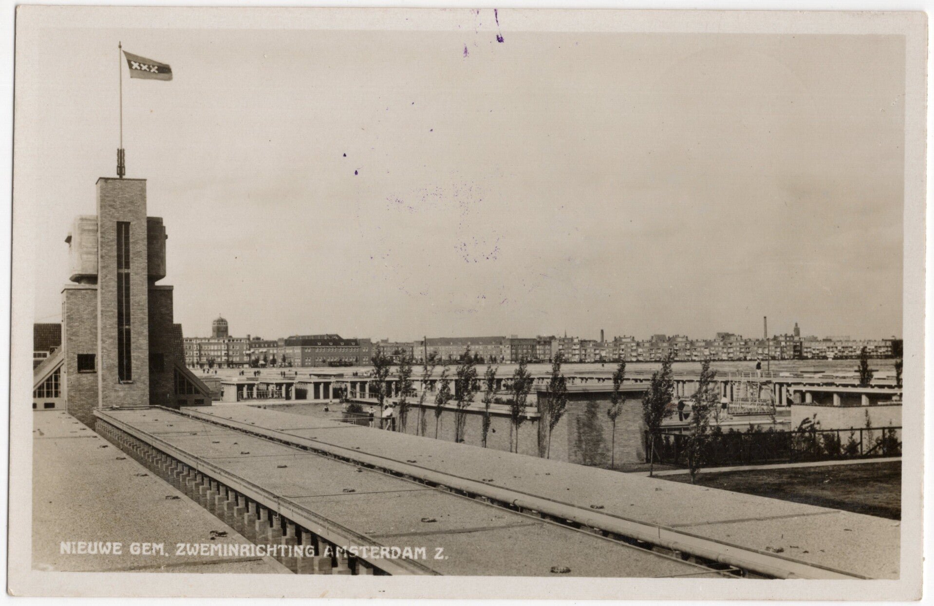 Original Dutch WW2 Postcard - Feldpost Amsterdam, 5. Batterie Reserve-Flak-Abteilung 361 (1940) — image 2