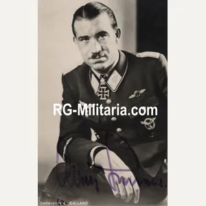 Original German Picture - Postwar Signed Picture Luftwaffe Knights Cross …