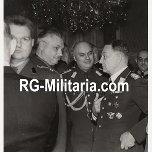 Original WW2 German Press Photo - Wehrmachtbefehlshaber den Niederlanden Friedrich …