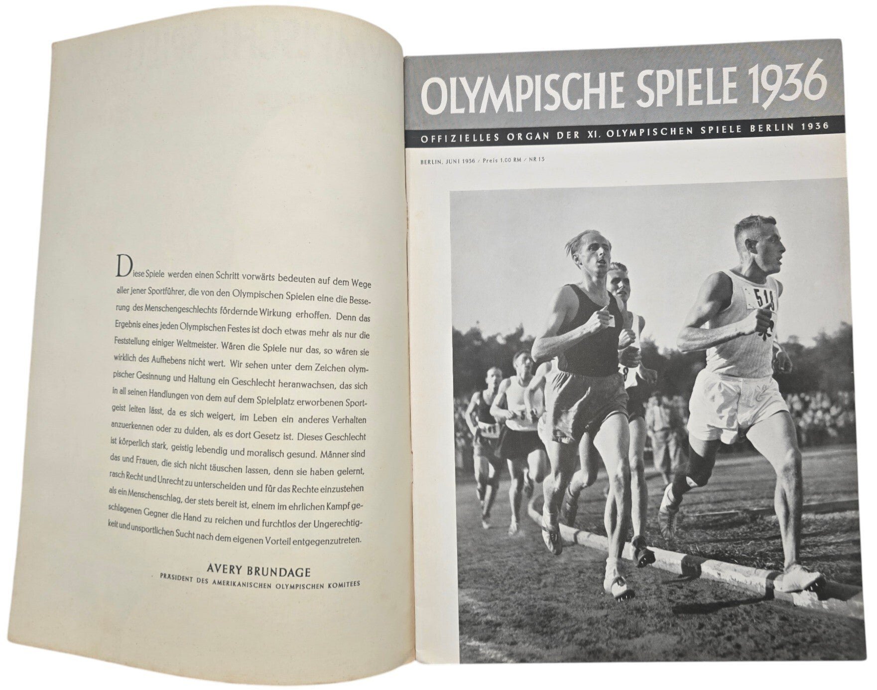 Original WW2 German Magazine - Olympische Spiele Nummer 13 (1936) — image 2