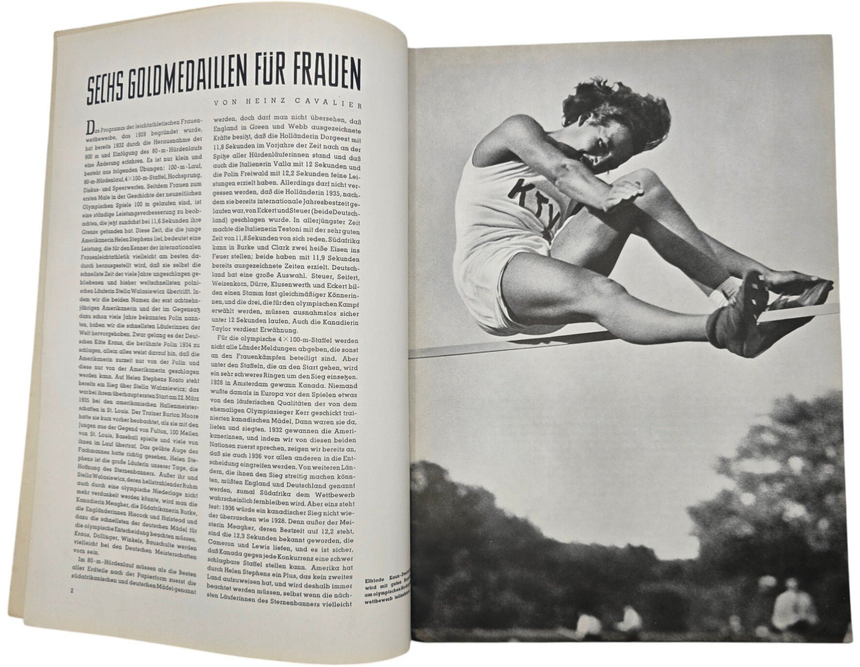 Original WW2 German Magazine - Olympische Spiele Nummer 13 (1936) — image 3