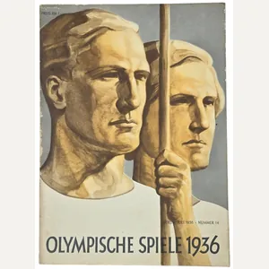 Original WW2 German Magazine - Olympische Spiele Nummer 14 (1936)