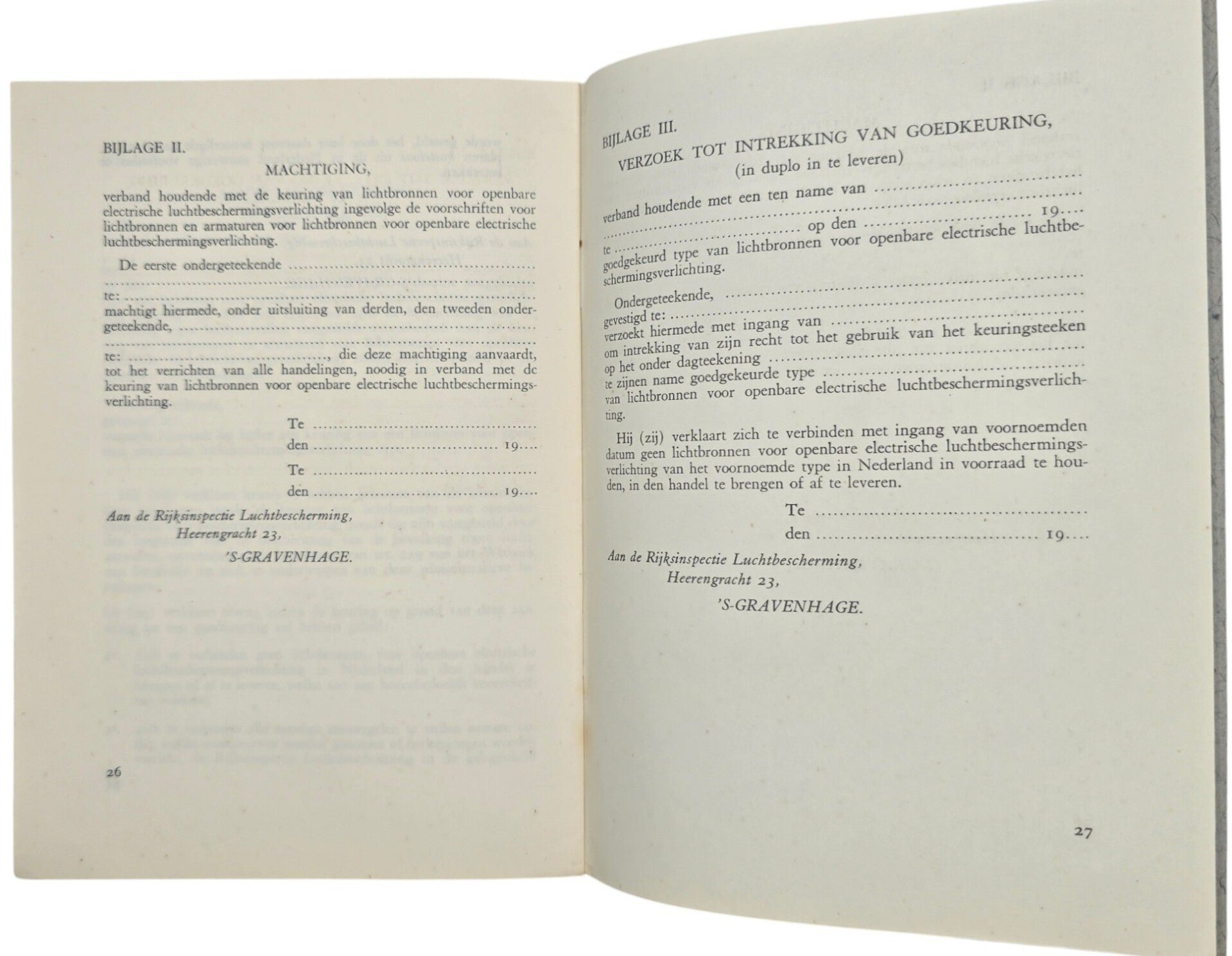 Original WW2 Dutch LBD Brochure - Luchtbescherming Voorschriften Deel 1 Electrische verlichting (1940) — image 4
