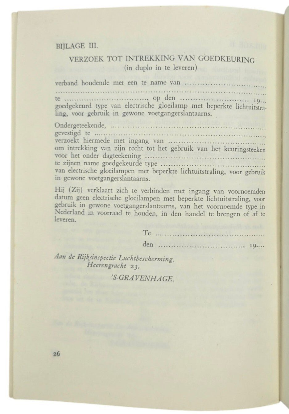 Original WW2 Dutch LBD Brochure - Luchtbescherming Voorschriften lichtuitstraling (1941) — image 4