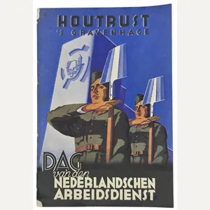 Original WW2 Dutch Collaboration NAD Brochure - Houtrust 's Gravenhage …