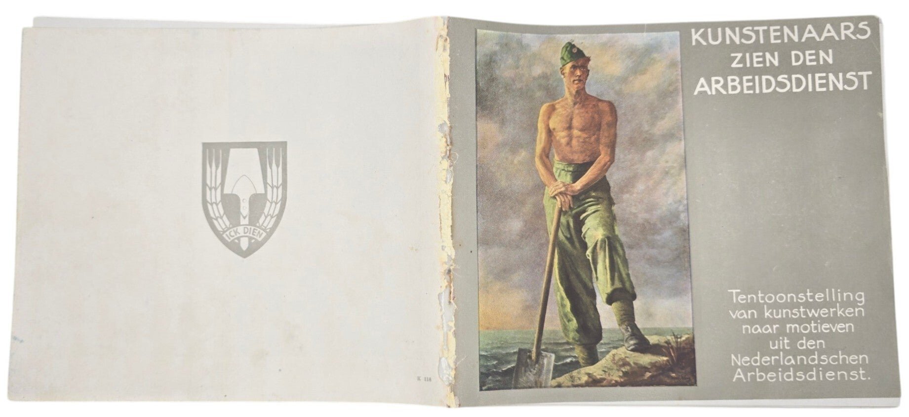 Original WW2 Dutch Collaboration NAD Brochure - Kunstenaars zien den Arbeidsdienst, Exhibition (1943) — image 10