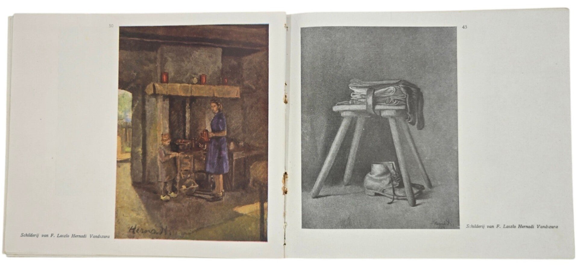 Original WW2 Dutch Collaboration NAD Brochure - Kunstenaars zien den Arbeidsdienst, Exhibition (1943) — image 4