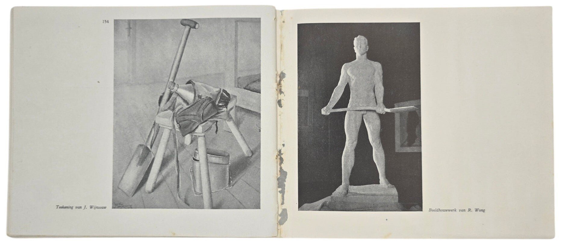 Original WW2 Dutch Collaboration NAD Brochure - Kunstenaars zien den Arbeidsdienst, Exhibition (1943) — image 8