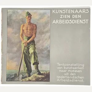 Original WW2 Dutch Collaboration NAD Brochure - Kunstenaars zien den …