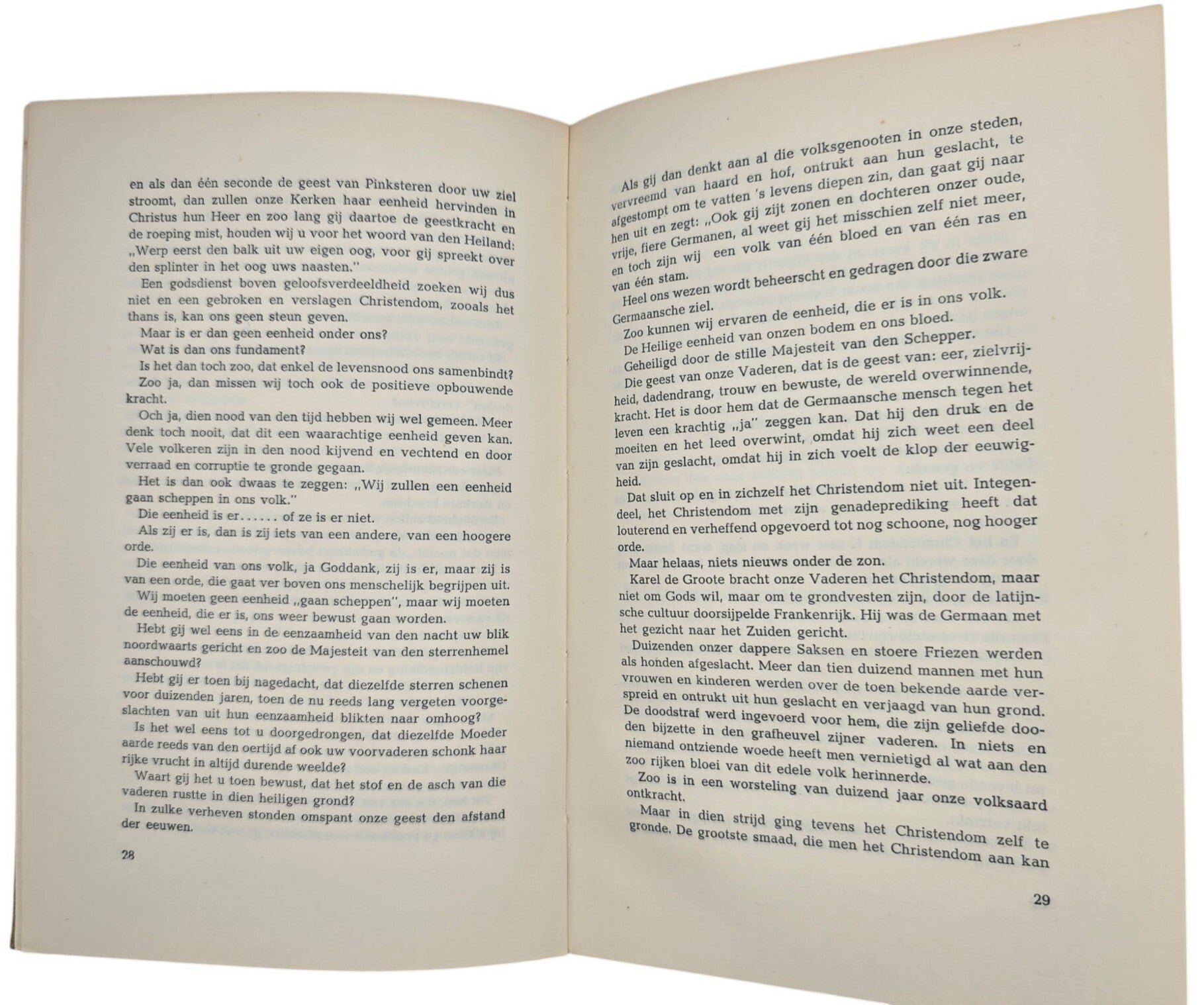 Original WW2 Dutch Collaboration NSB Book - De Wereldbeschouwing van den Nederlandschen Boer, E. J. Roskam (1939) — image 7