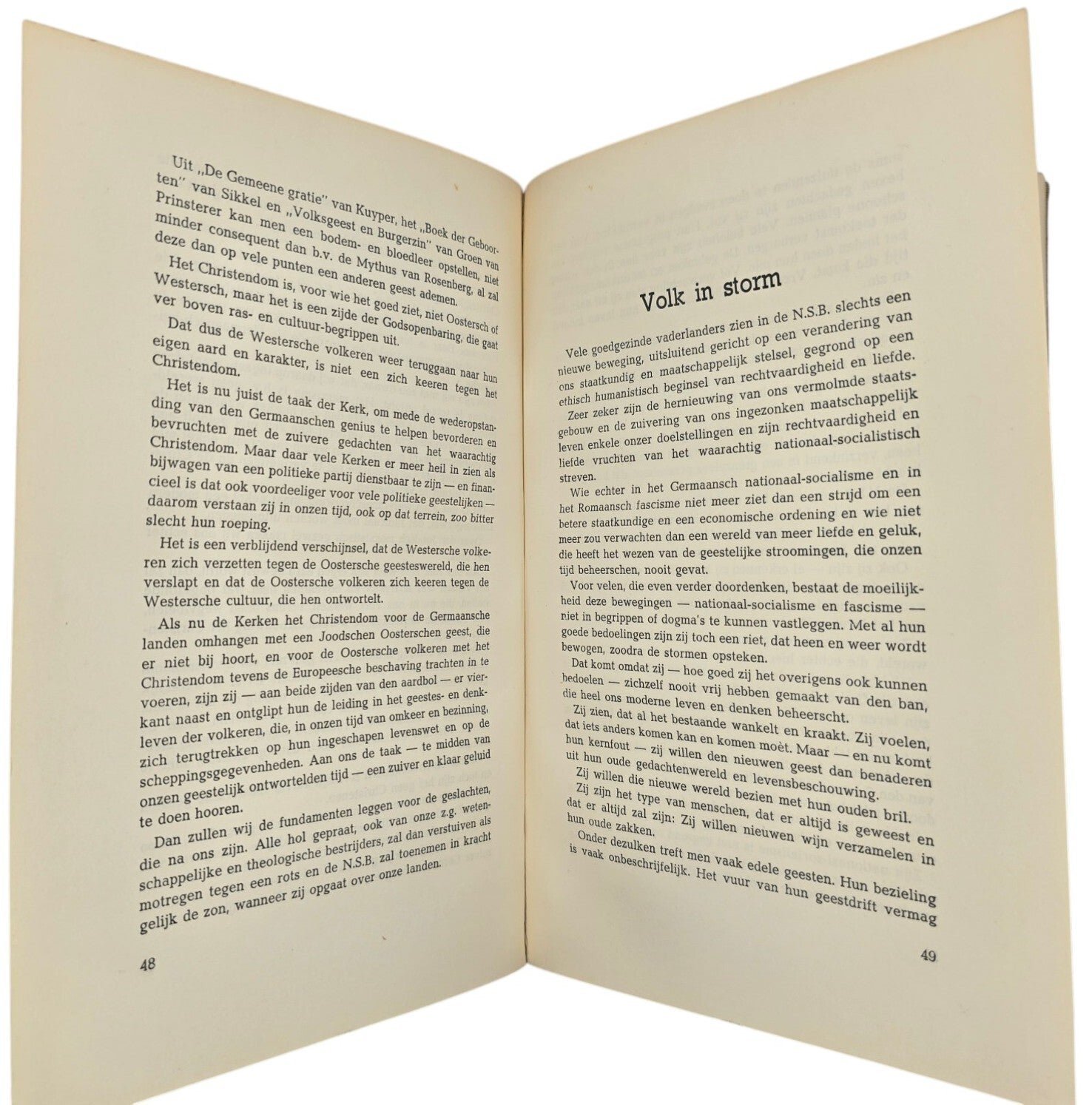 Original WW2 Dutch Collaboration NSB Book - De Wereldbeschouwing van den Nederlandschen Boer, E. J. Roskam (1939) — image 8