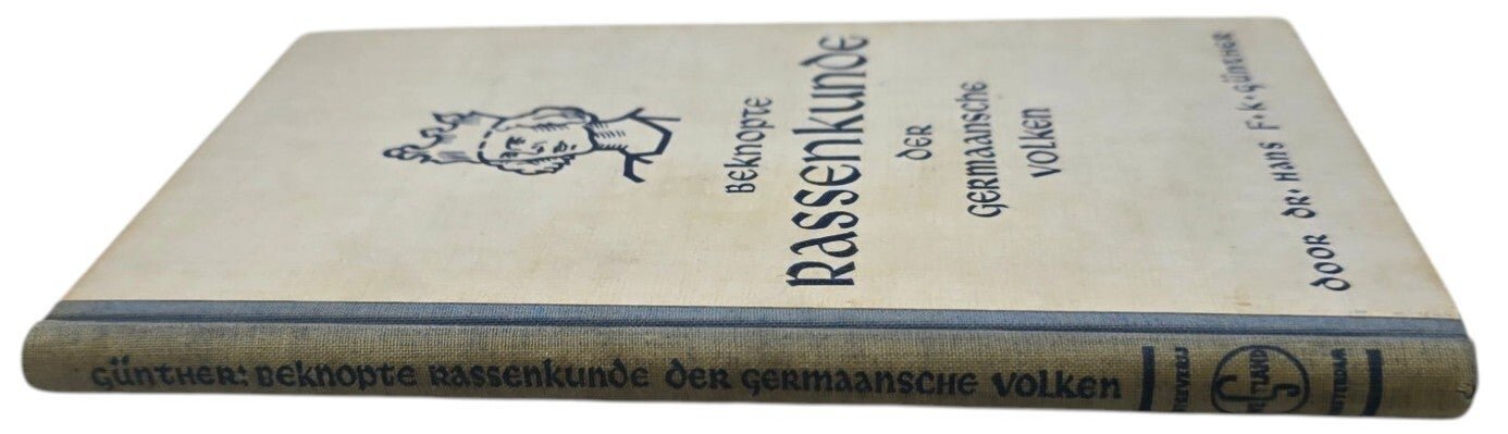 Original WW2 Dutch Collaboration NSB Book - Beknopte Rassenkunde der Germaansche Volken, Dr. Hans F. K. Günther (1942) — image 10
