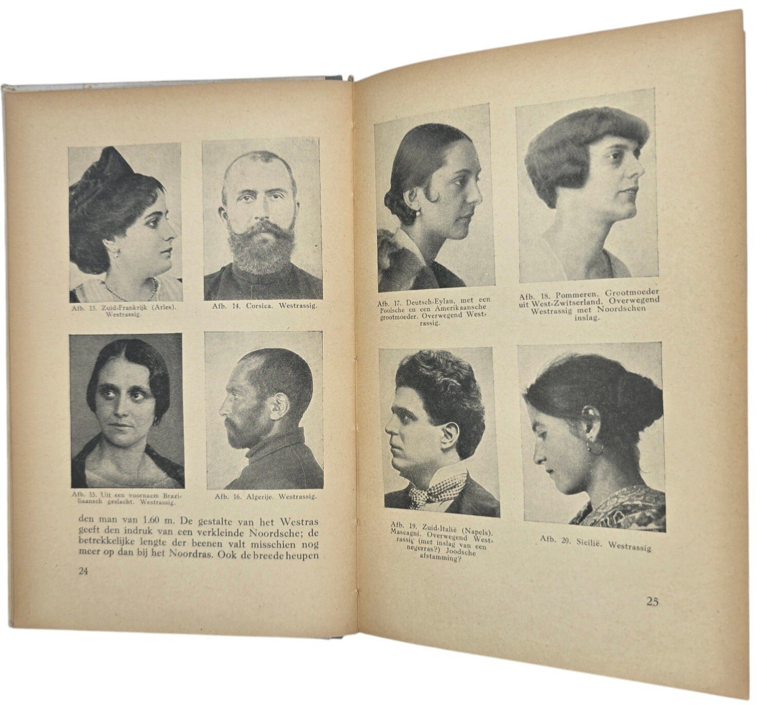 Original WW2 Dutch Collaboration NSB Book - Beknopte Rassenkunde der Germaansche Volken, Dr. Hans F. K. Günther (1942) — image 5