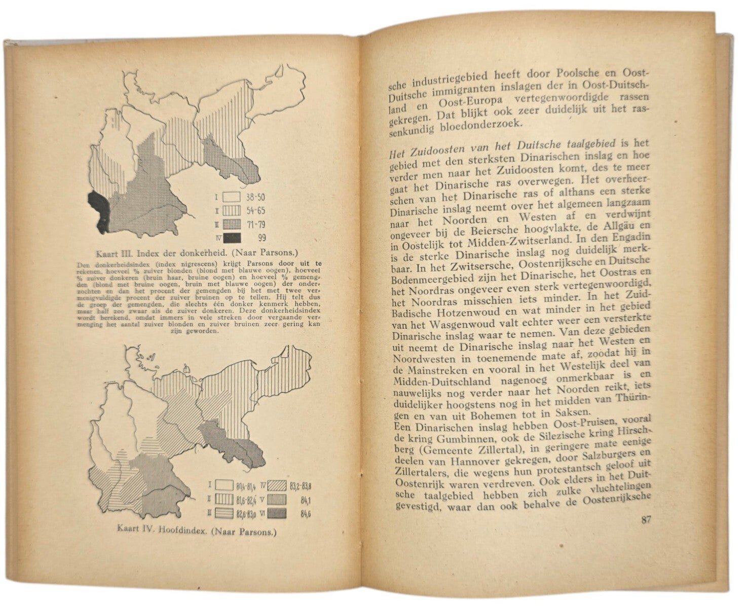 Original WW2 Dutch Collaboration NSB Book - Beknopte Rassenkunde der Germaansche Volken, Dr. Hans F. K. Günther (1942) — image 8