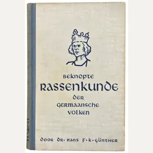 Original WW2 Dutch Collaboration NSB Book - Beknopte Rassenkunde der …
