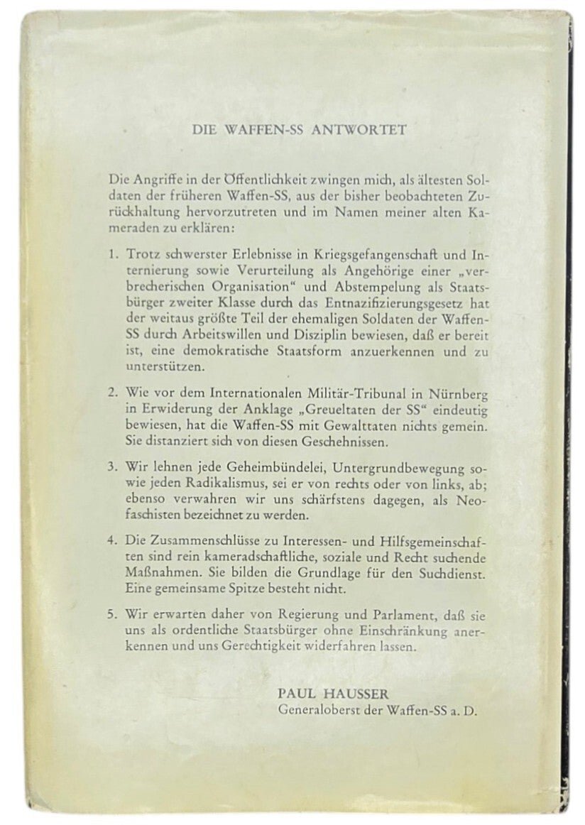 Original German Book – Waffen-SS im Einsatz, Paul Hausser, 7th edition (1953) — image 10