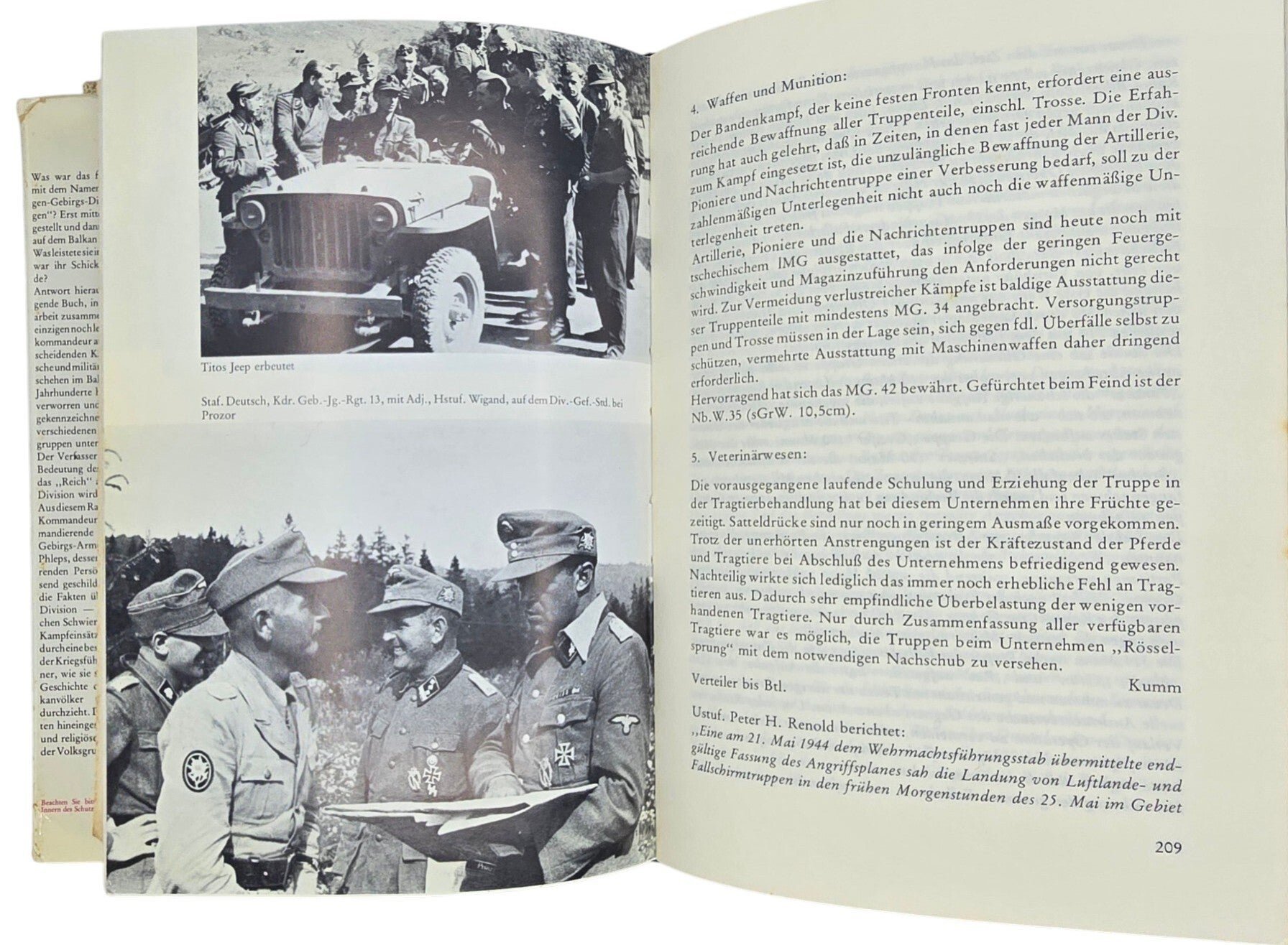 Original German Book – „Vorwärts Prinz Eugen!', Geschichte der 7. SS-Freiwilligen-Gebirgs-Division „Prinz Eugen', Otto Kumm (1978) — image 4