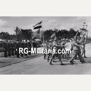 Original WW2 Dutch Press Photo - LVA Luchtvaartafdeeling gathering Soesterberg, …