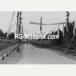 Original WW2 Dutch Press Photo - LVA Luchtvaartafdeeling gathering Soesterberg, …