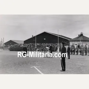 Original WW2 Dutch Press Photo - LVA Luchtvaartafdeeling gathering Soesterberg, …