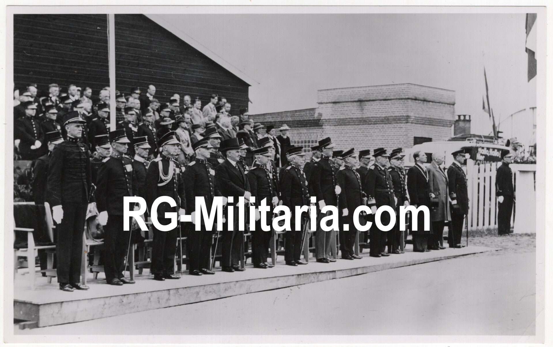 Original WW2 Dutch Press Photo - LVA Luchtvaartafdeeling gathering Soesterberg, July, Defilé (1938) — image 3