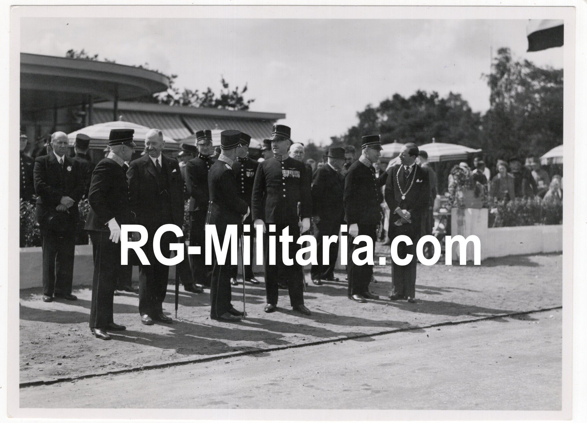 Original WW2 Dutch Press Photo - LVA Luchtvaartafdeeling gathering Soesterberg, July, Defilé (1938) — image 3