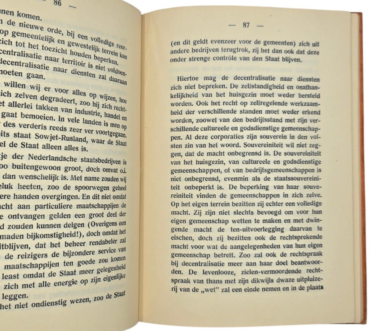 Original WW2 Dutch Collaboration Brochure - Van Democratische wanorde naar de fascistische orde, Arnold Meijer (1935) — image 4