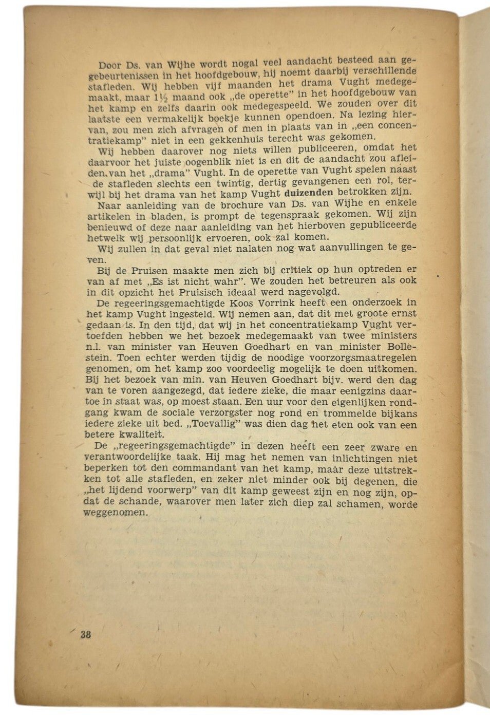 Original WW2 Dutch Collaboration Brochure - Pruisische Practijken in Herrijzend Nederland, Arnold Meijer (1945) — image 4