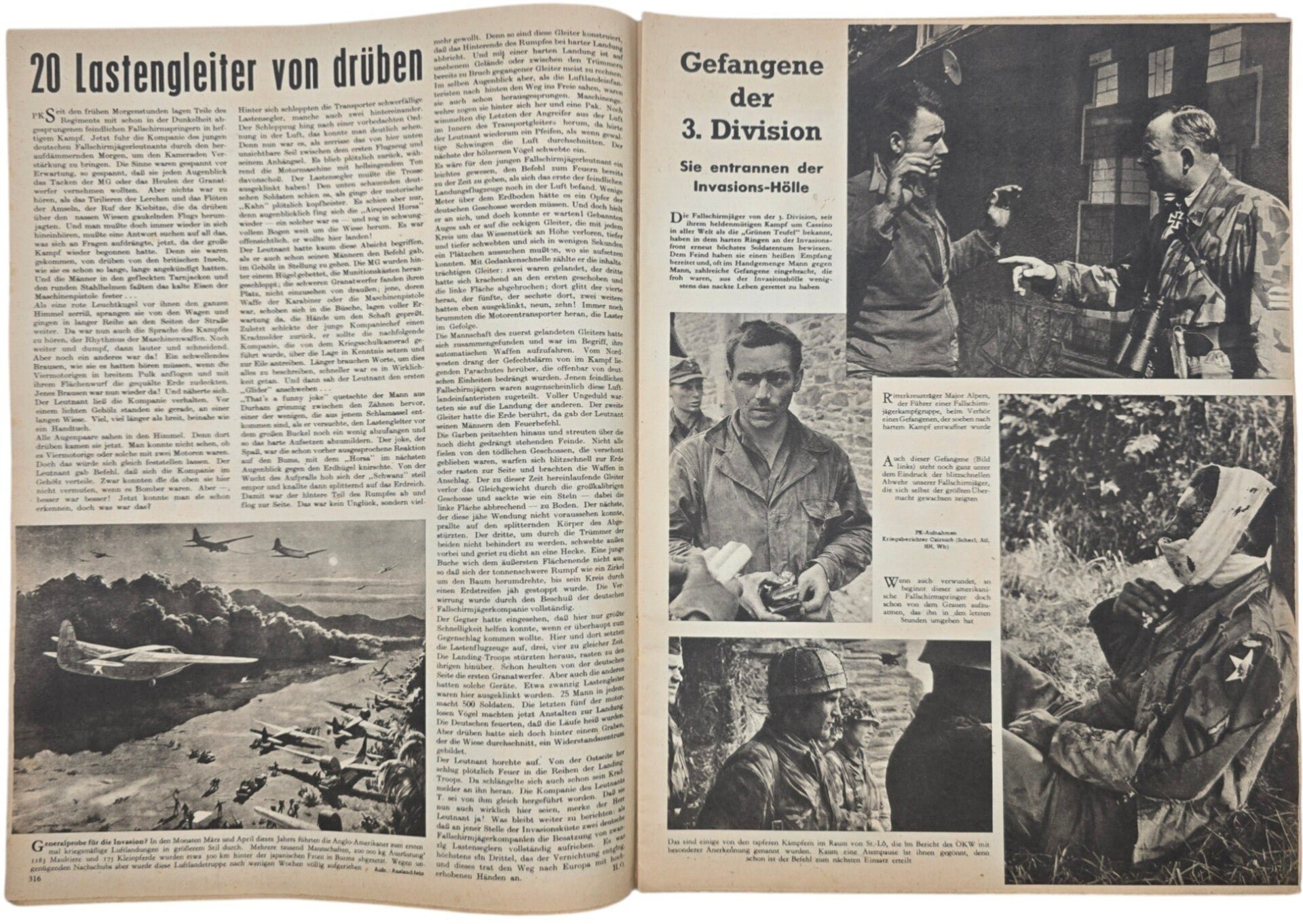 Original WW2 German Luftwaffe Magazine - Der Adler Heft 14, 11. Juli, No. 14, Erwin Rommel (1944) — image 2