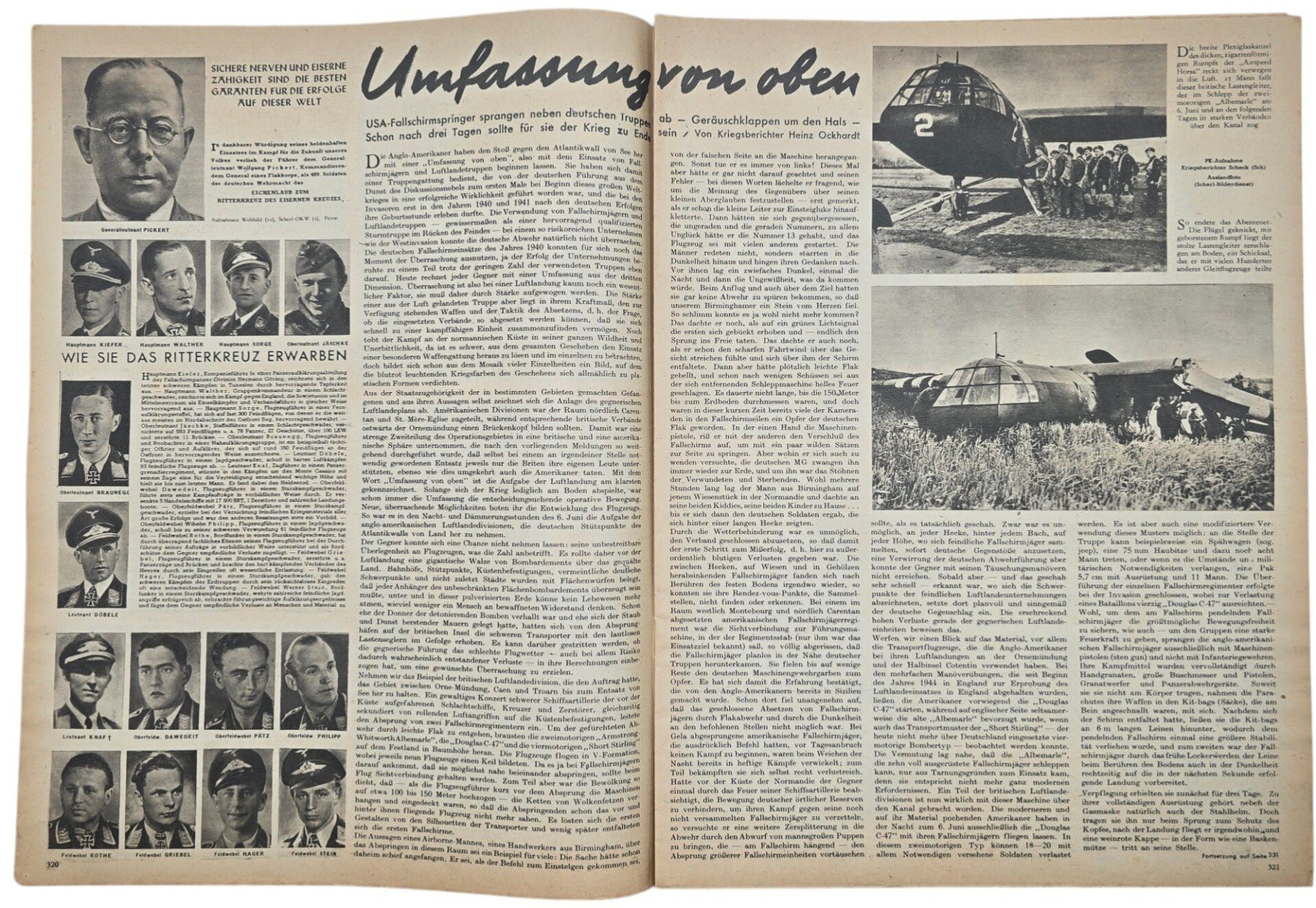 Original WW2 German Luftwaffe Magazine - Der Adler Heft 14, 11. Juli, No. 14, Erwin Rommel (1944) — image 3