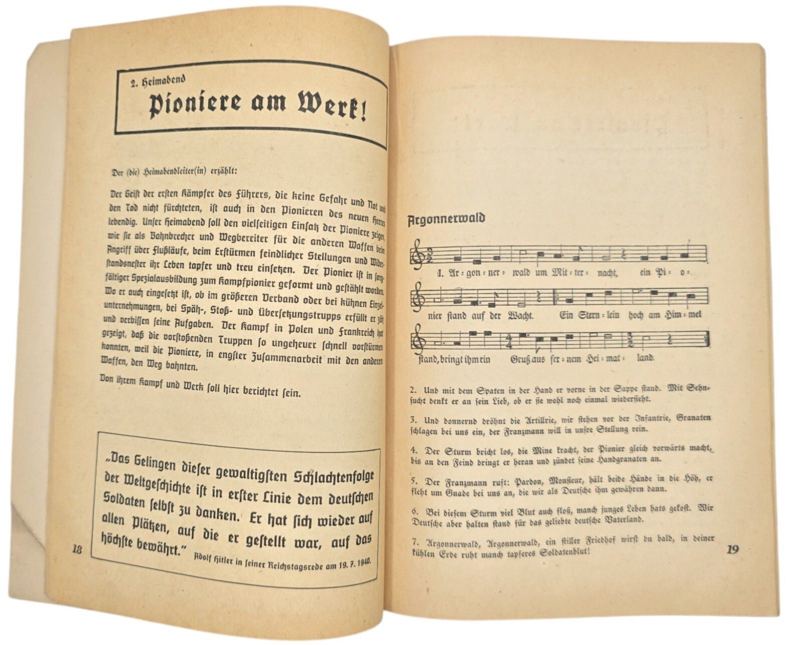 Original WW2 German HJ Magazine - Schulungsdienst der Hitlerjugend DJ Folge 5 (1941) — image 3