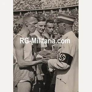 Original WW2 German Press Photo - Germanic SS and SD …