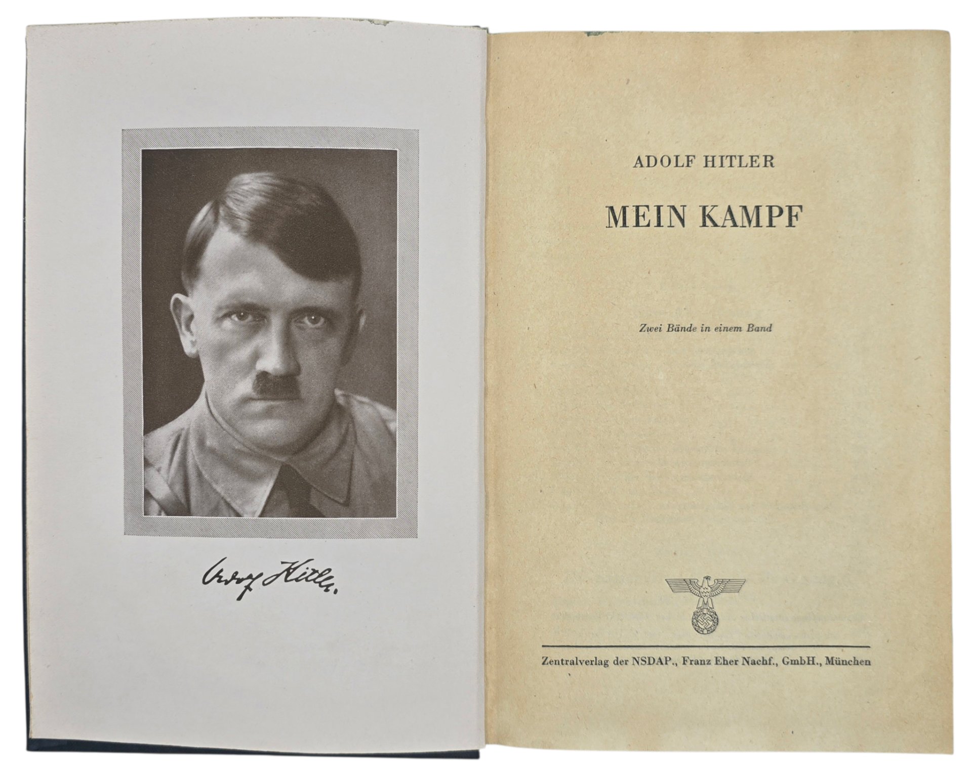 Original WW2 German Book - Mein Kampf, Adolf Hitler (1941) — image 2