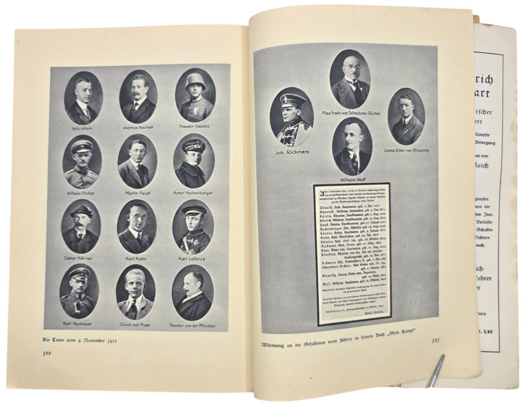 Original WW2 German NSDAP Book - Vom 9 November 1918 zum 9 November 1923, Die Entstehung der deutschen Freiheitsbewegung (1933) — image 12