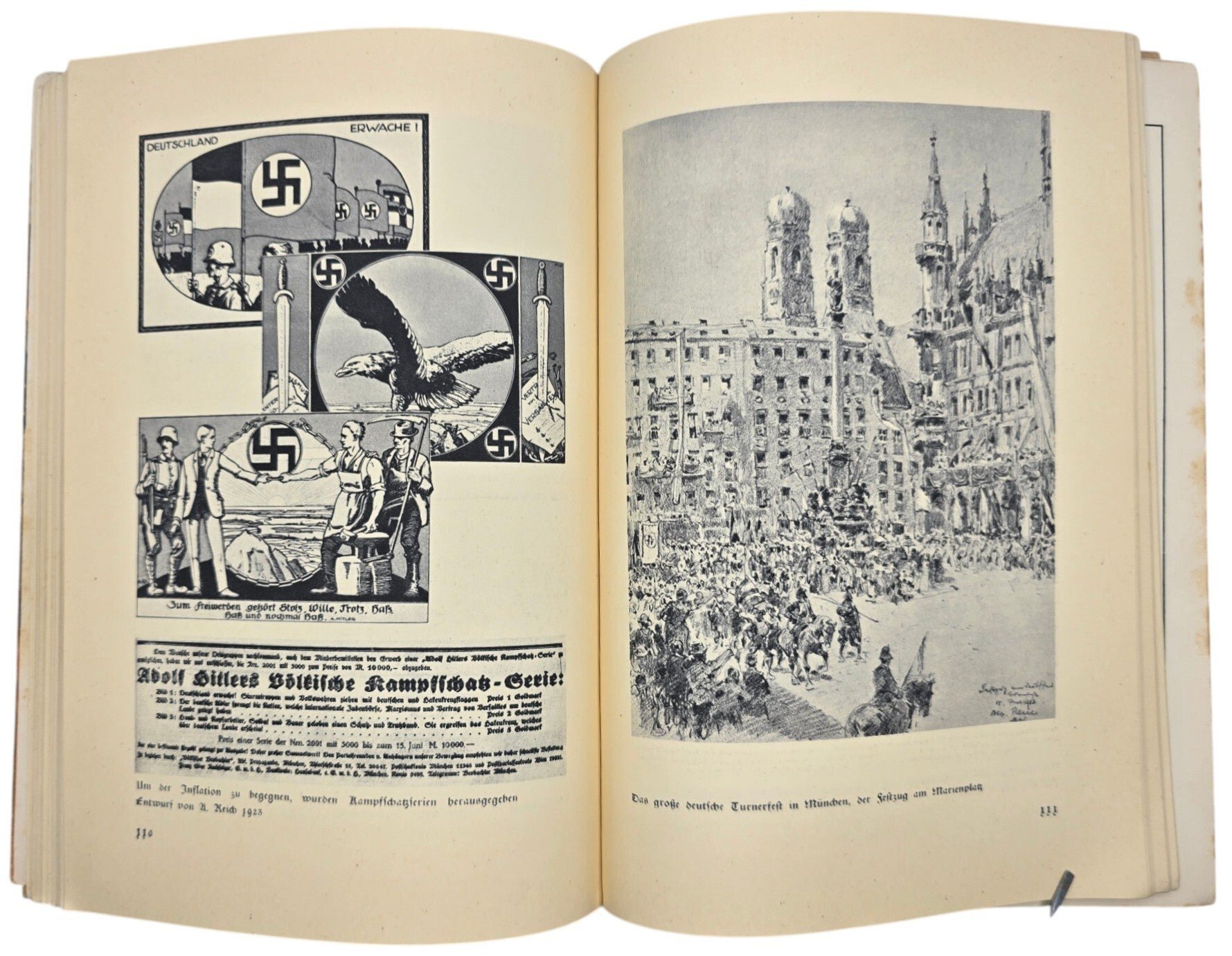 Original WW2 German NSDAP Book - Vom 9 November 1918 zum 9 November 1923, Die Entstehung der deutschen Freiheitsbewegung (1933) — image 9