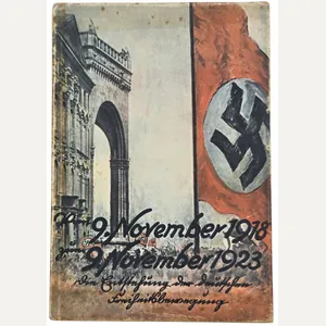 Original WW2 German NSDAP Book - Vom 9 November 1918 …