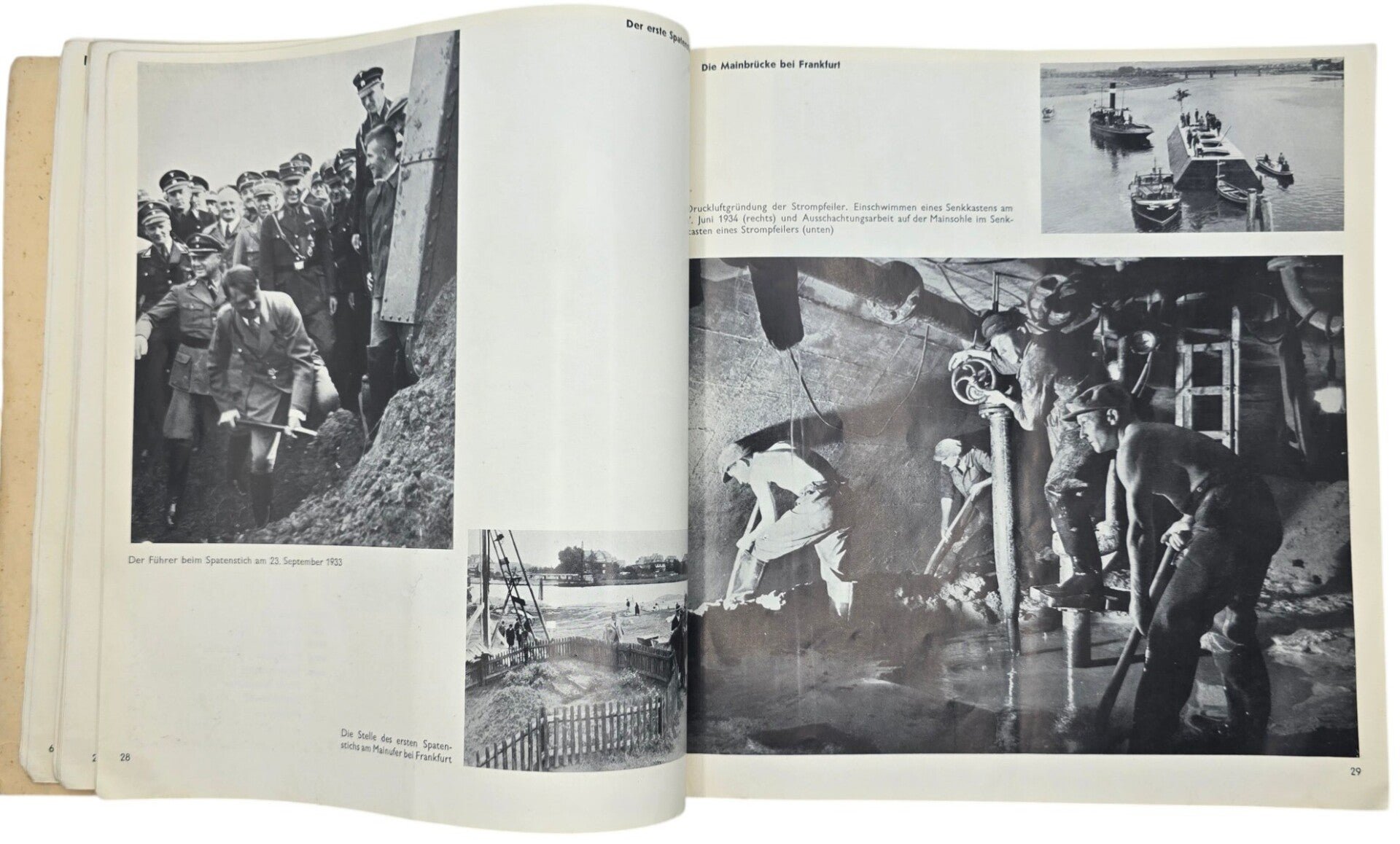 Original WW2 German Book - Zwei Jahre Arbeit an der Reichsautobahn, Volk und Reich Verlag (1935) — image 6