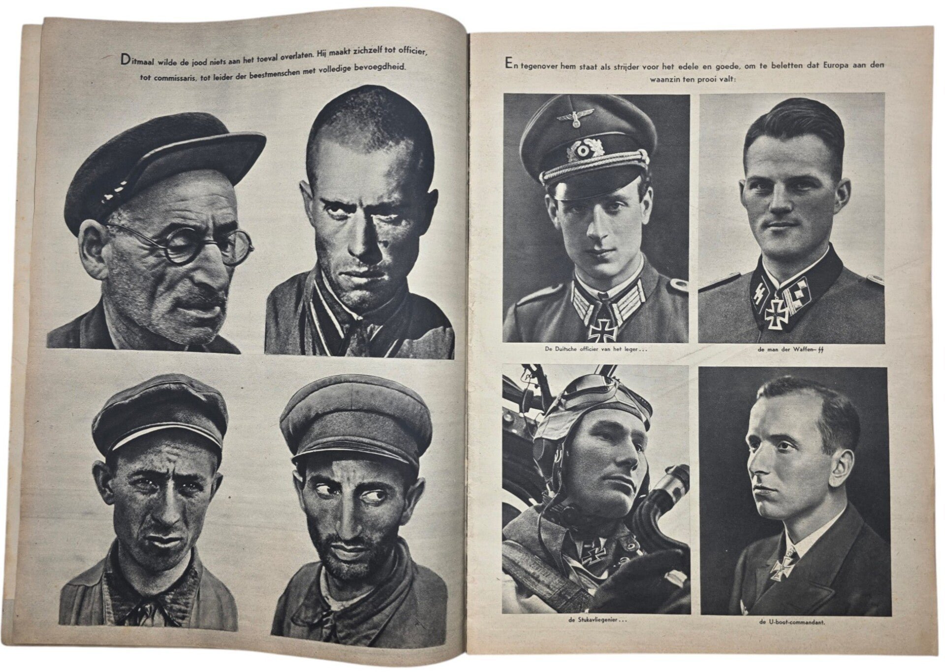 Original WW2 Dutch Anti-semitic Brochure - De Beestmensch (1942) — image 3