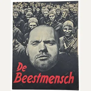 Original WW2 Dutch Anti-semitic Brochure - De Beestmensch (1942)