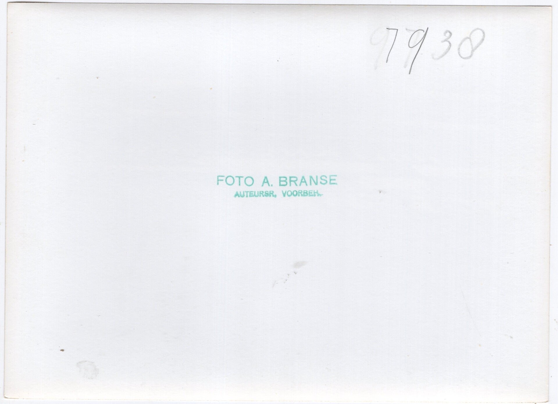 Original WW2 Dutch Collaboration NSB Press Photo - NSNAP vandalism Holland voor Hitler, The Hague (1941) — image 2