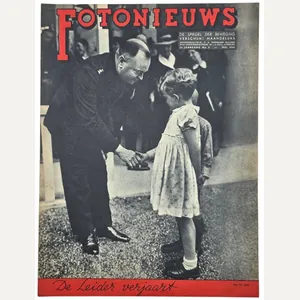 Original WW2 Dutch Collaboration NSB Magazine - Fotonieuws, 2de year …