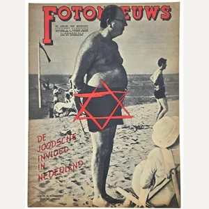 Original WW2 Dutch Collaboration NSB Magazine - Fotonieuws, 2nd year …