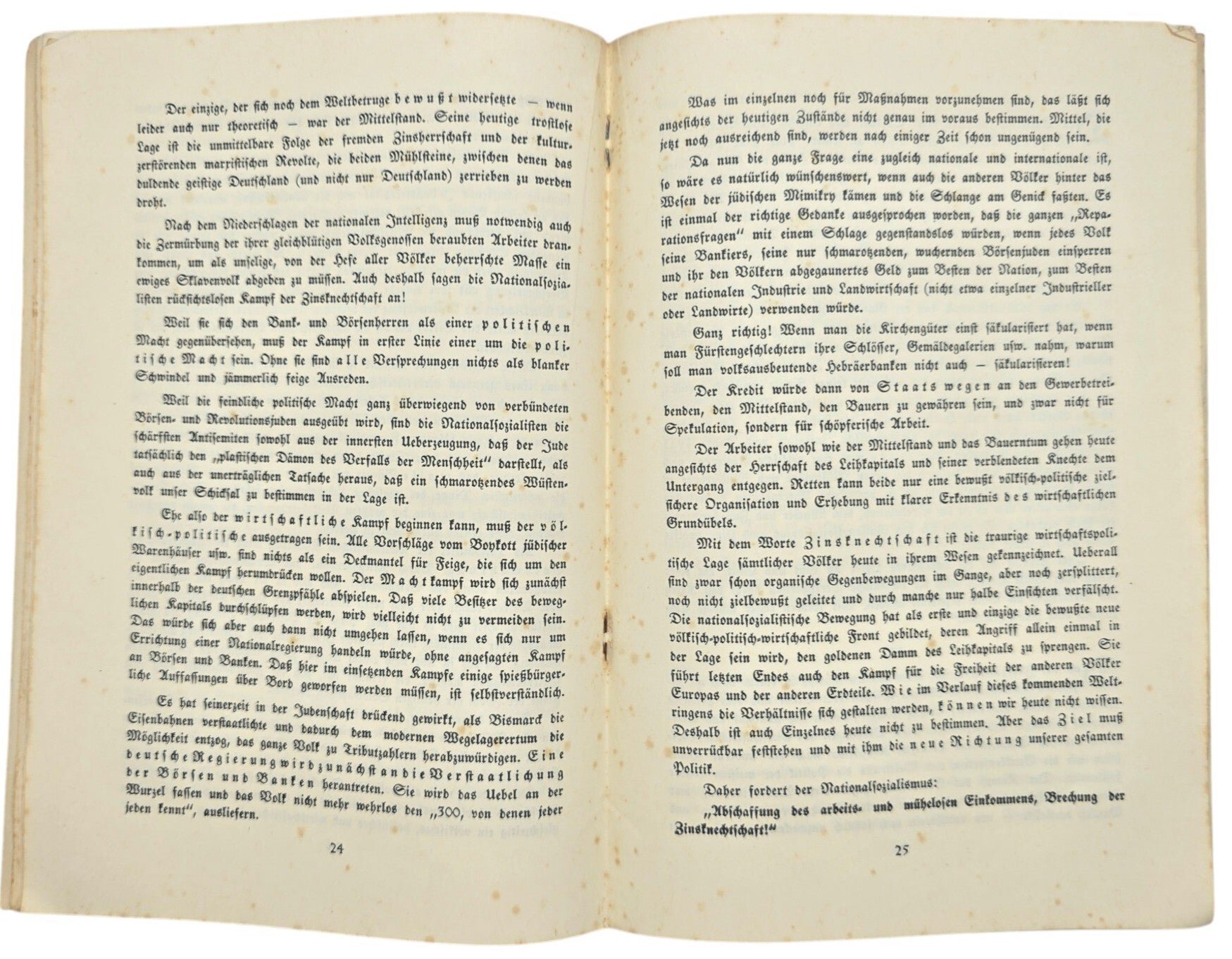 Original WW2 German NSDAP Brochure - Wesen, Grundsätze und Ziele der NSDAP, Das Programm, Alfred Rosenberg (1932) — image 3