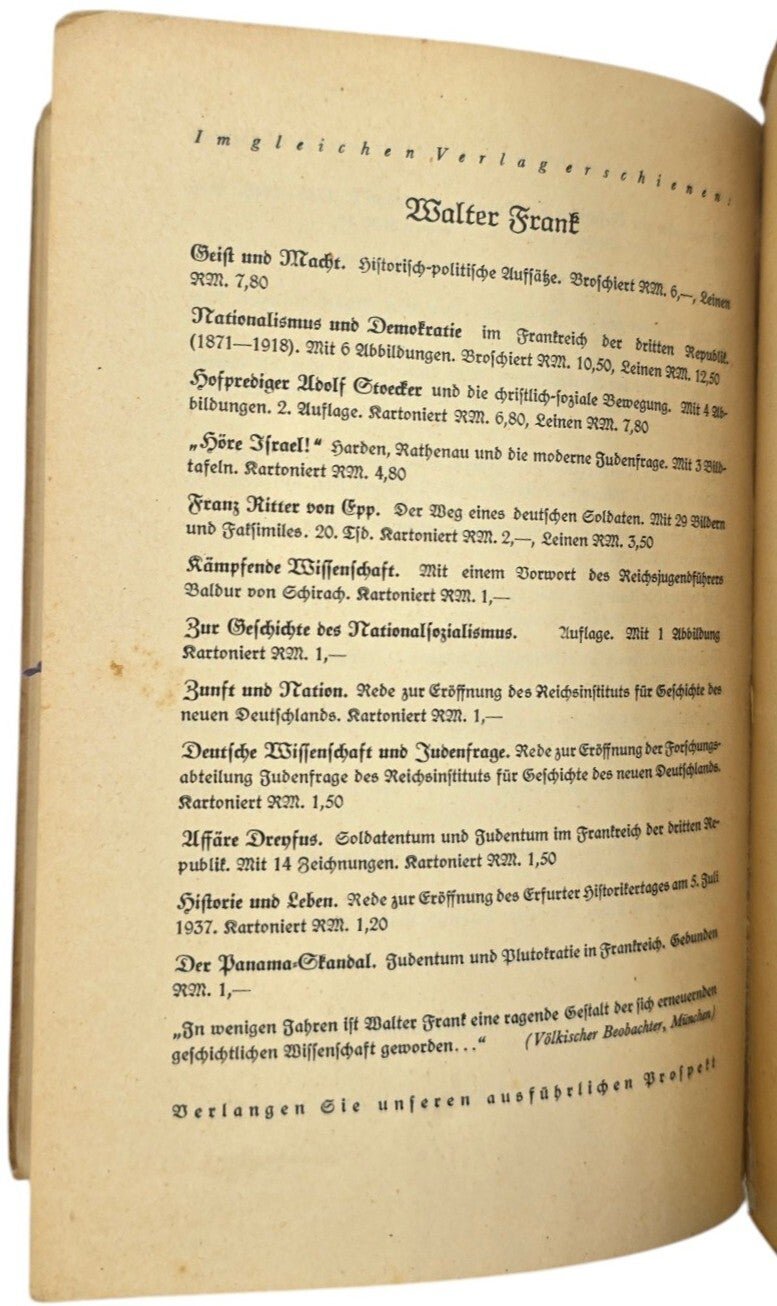 Original WW2 German Brochure - Die Rassenpflege im Dritten Reich, SS-Brigadeführer Arthur Gütt (1940) — image 5