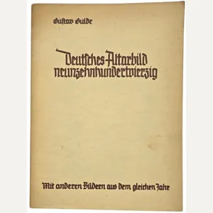 Original WW2 German Brochure - Deutsches Altarbild neunzehnhundertvierzig, Gustav Gulde …