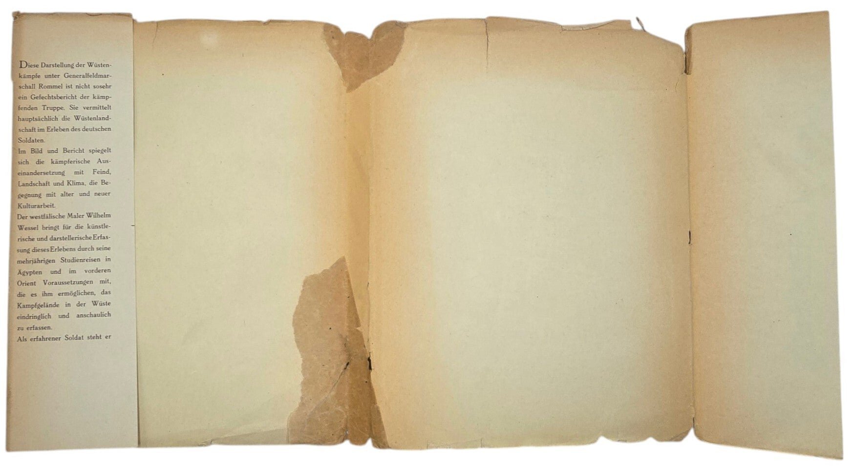 Original WW2 German Book - Mit Rommel in der Wüste, Wilhelm Wessel (1943) — image 5