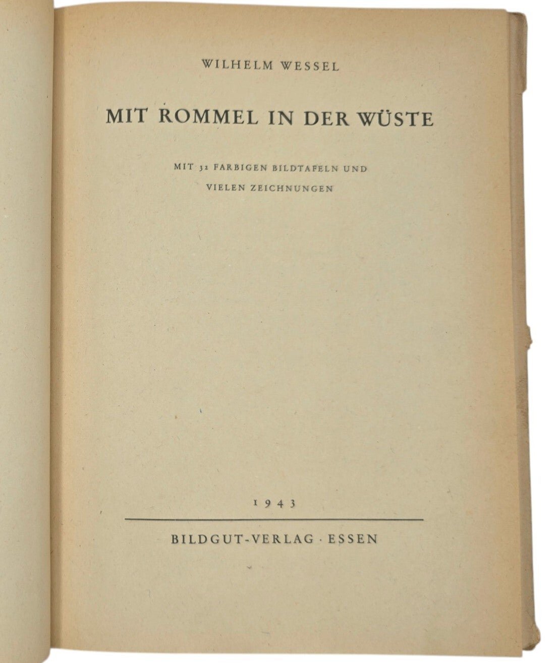 Original WW2 German Book - Mit Rommel in der Wüste, Wilhelm Wessel (1943) — image 7
