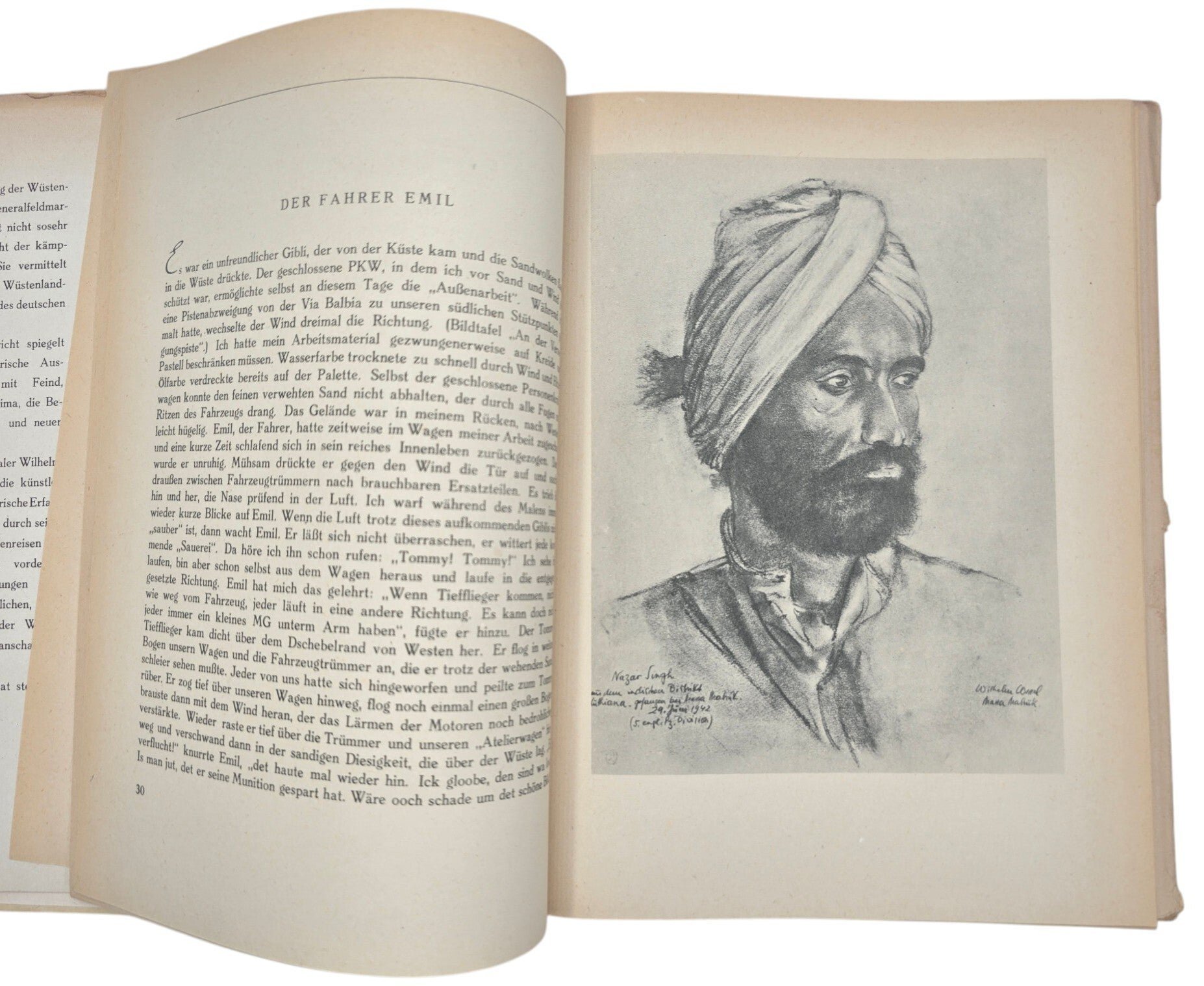 Original WW2 German Book - Mit Rommel in der Wüste, Wilhelm Wessel (1943) — image 8