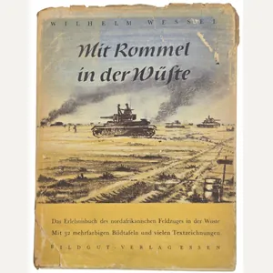 Original WW2 German Book - Mit Rommel in der Wüste, …